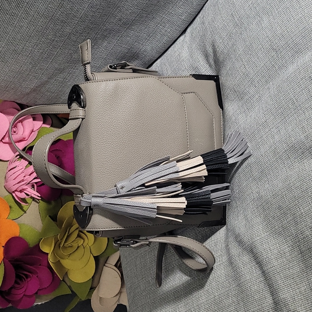 Lionel Gray Small Tassel Crossbody